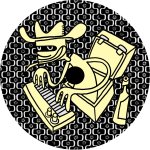 A friendly Dog in an unfriendly World – label